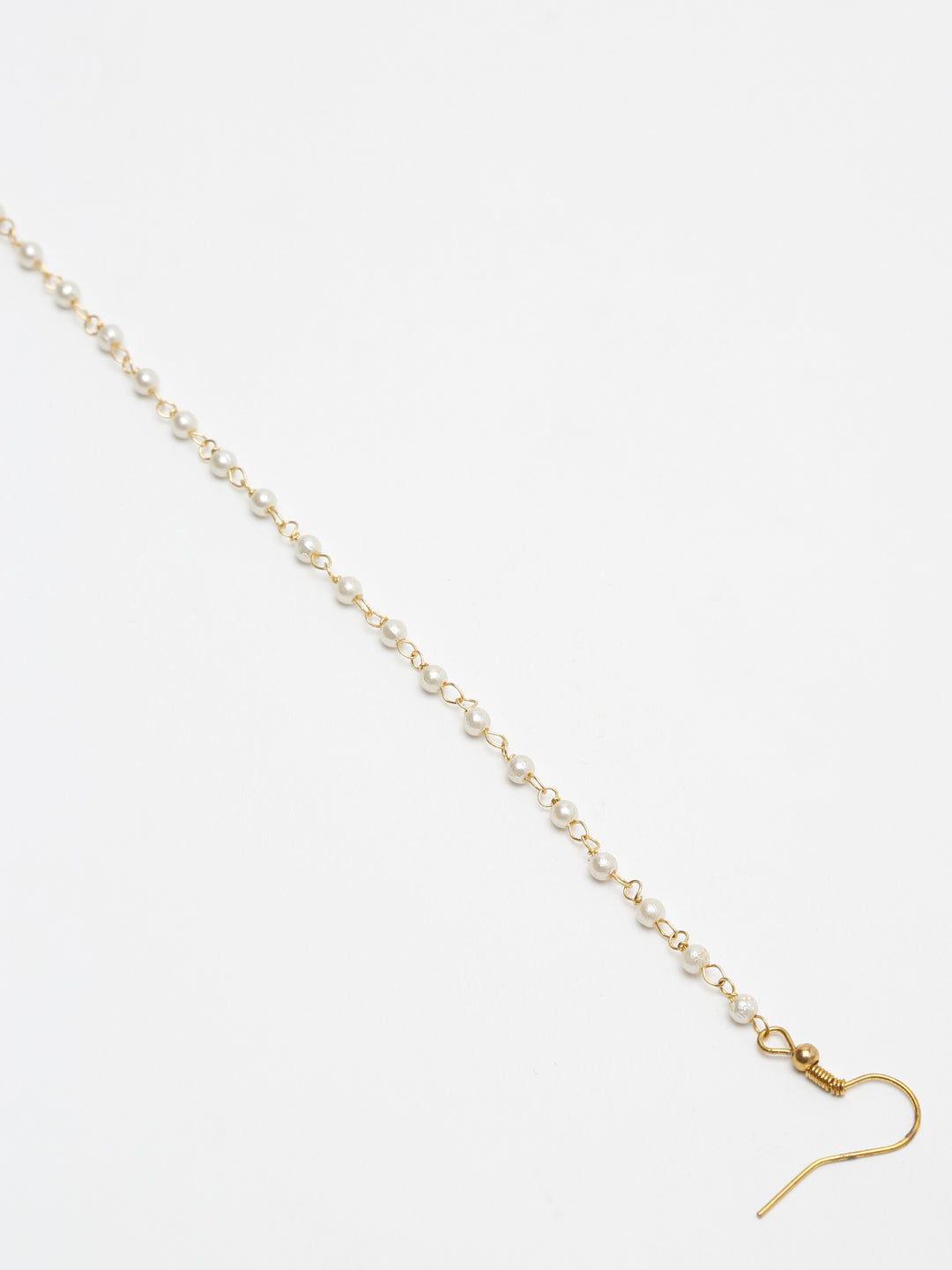 Gold Plated Kundan Nose Ring - Ruby Raang - Distacart