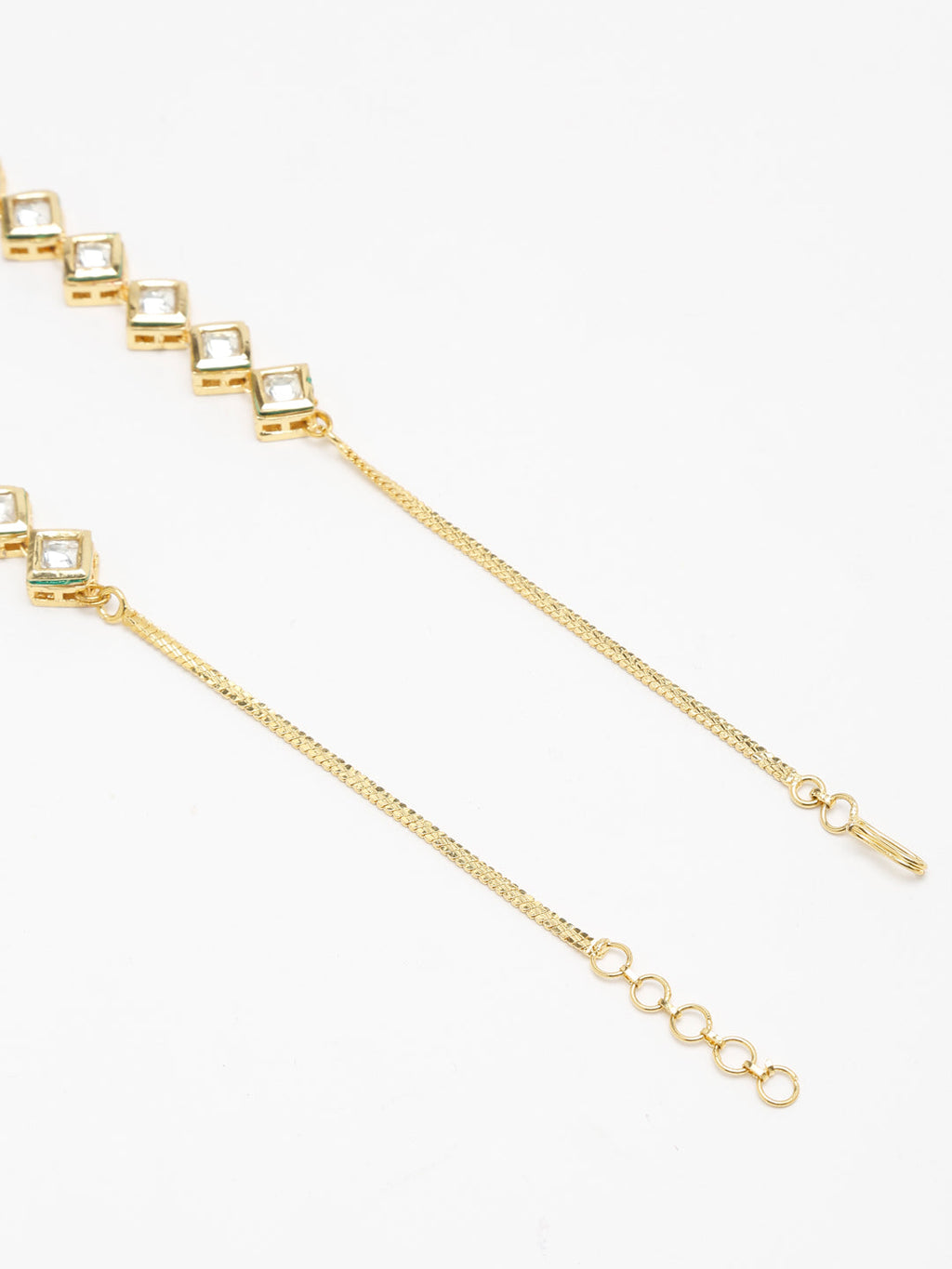 Gold Plated Kundan Choker - Ruby Raang - Distacart