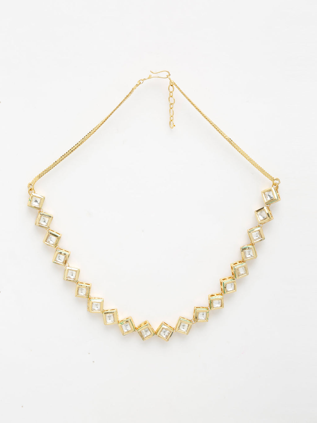 Gold Plated Kundan Choker - Ruby Raang - Distacart