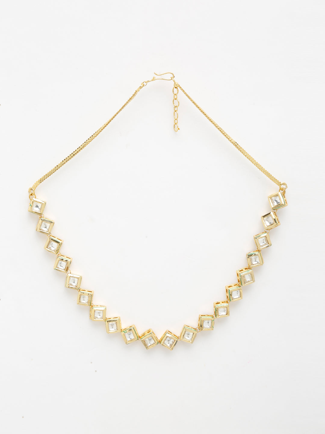 Gold Plated Kundan Choker - Ruby Raang - Distacart