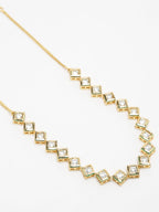 Gold Plated Kundan Choker - Ruby Raang - Distacart