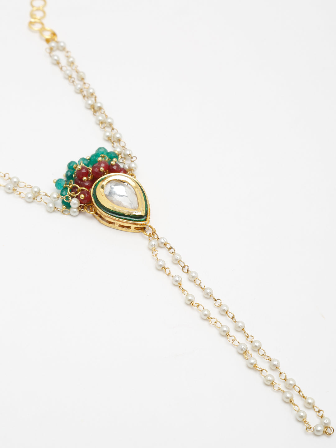 Kundan Bracelet - Ruby Raang - Distacart
