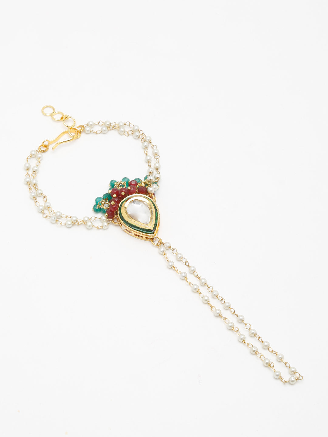 Kundan Bracelet - Ruby Raang - Distacart