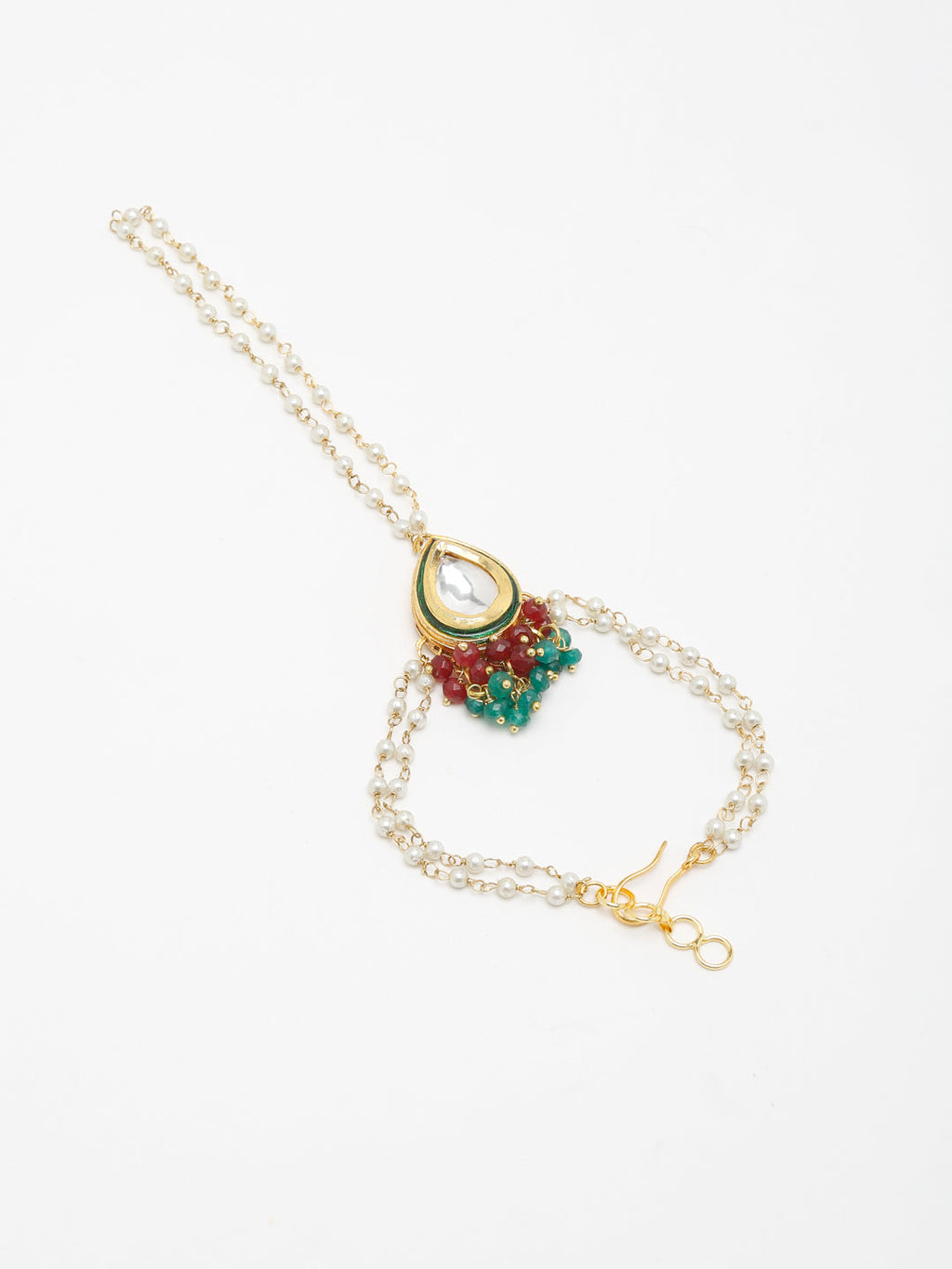 Kundan Bracelet - Ruby Raang - Distacart