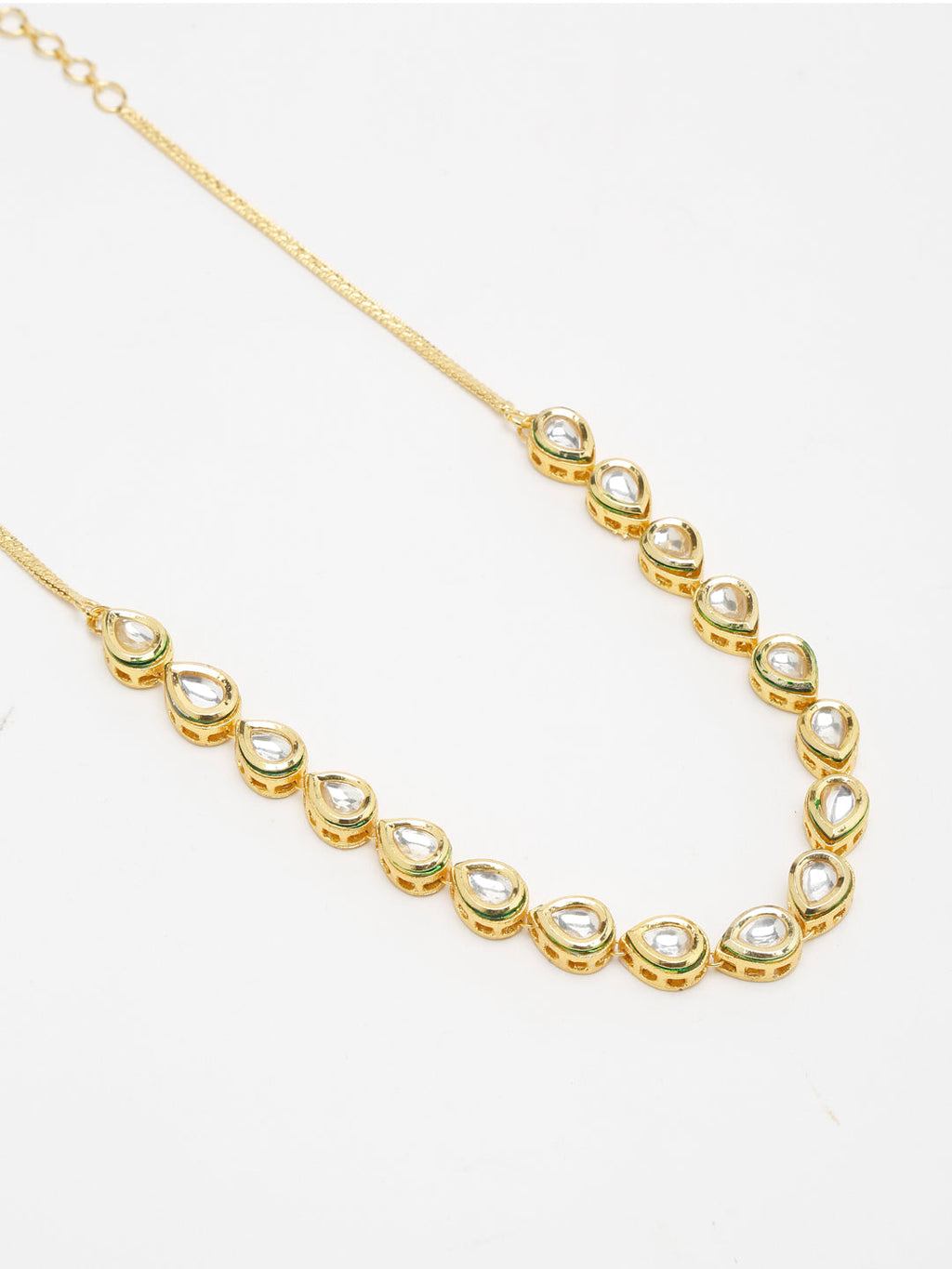 Gold Plated Kundan Choker - Ruby Raang - Distacart