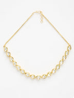 Gold Plated Kundan Choker - Ruby Raang - Distacart