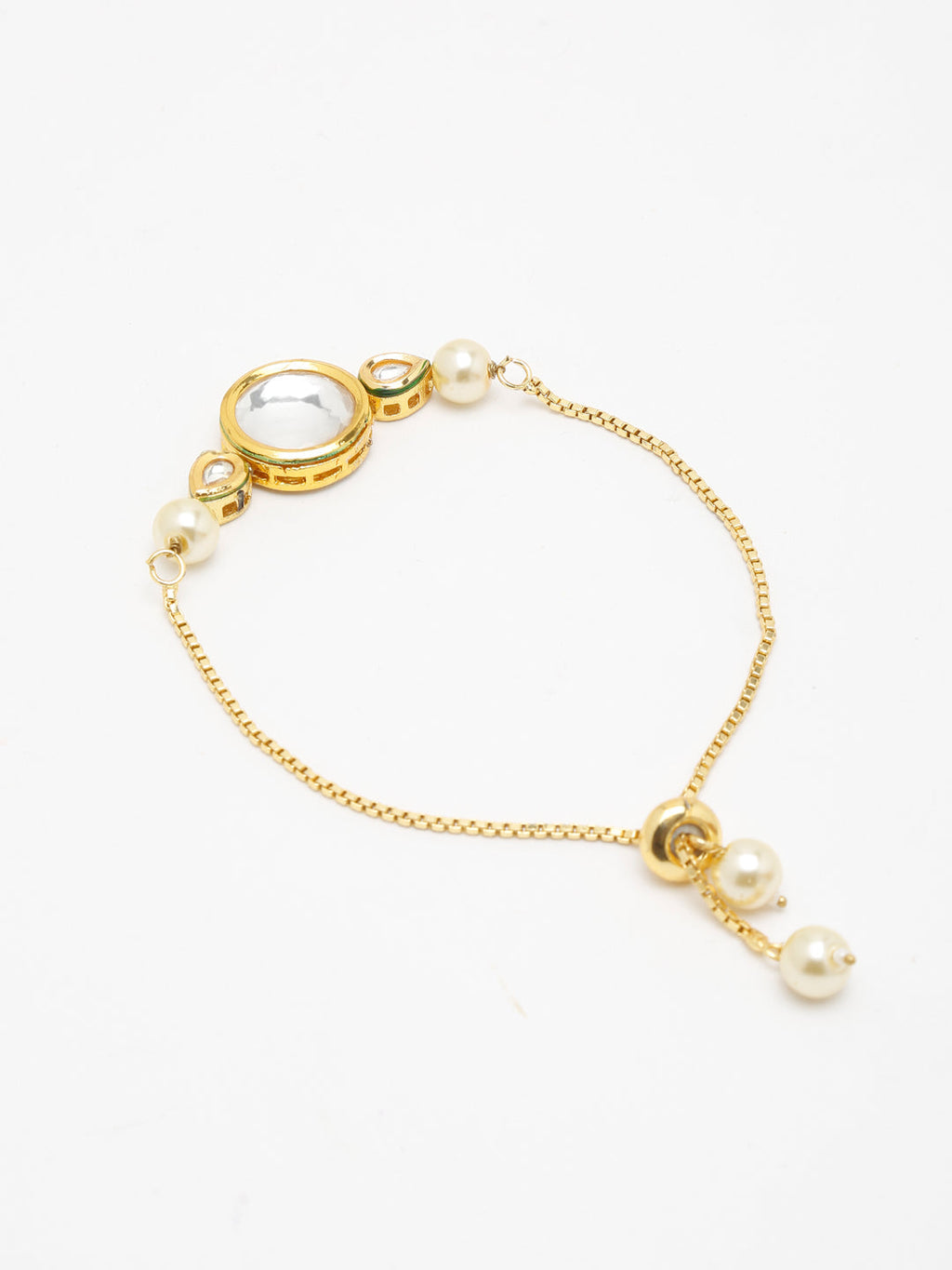 Kundan Bracelet - Ruby Raang - Distacart