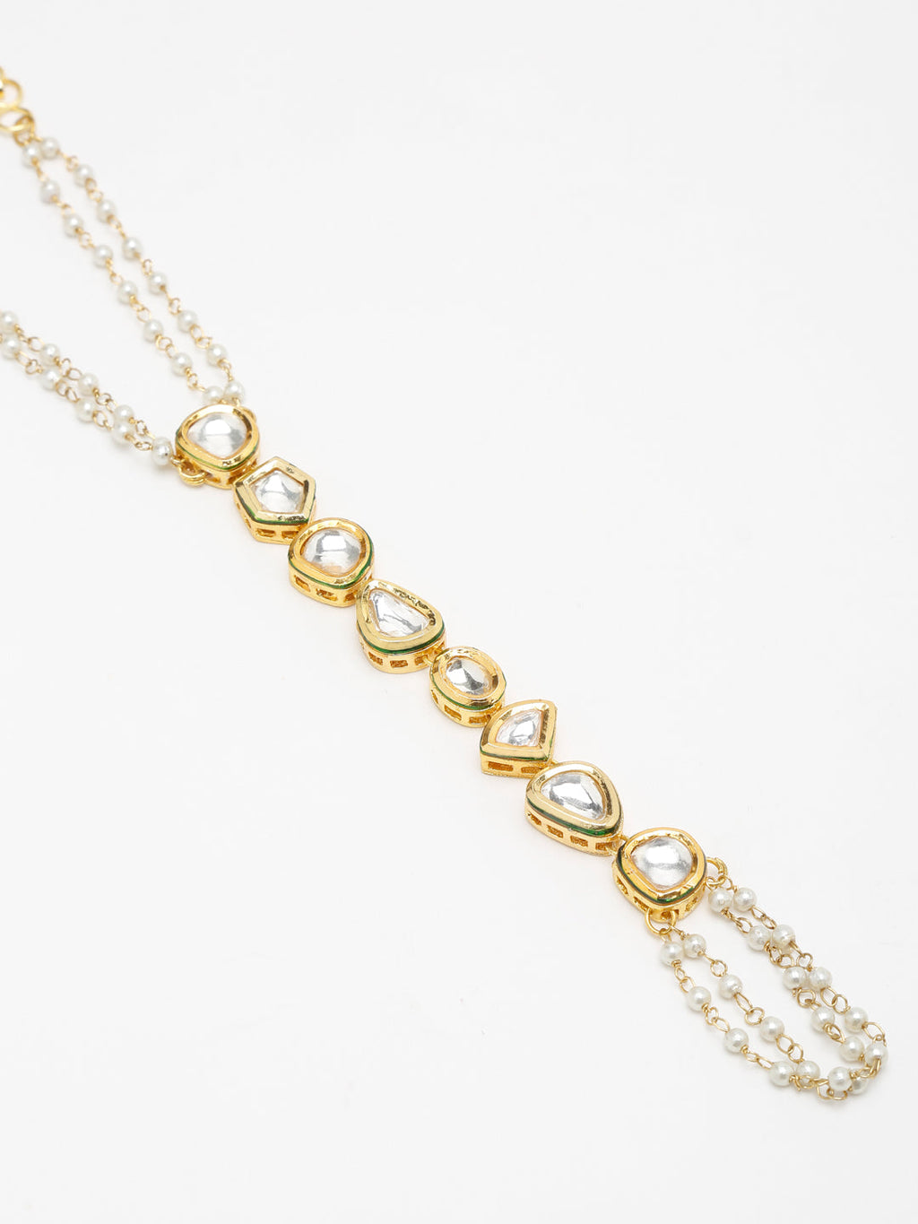 Kundan Bracelet - Ruby Raang - Distacart