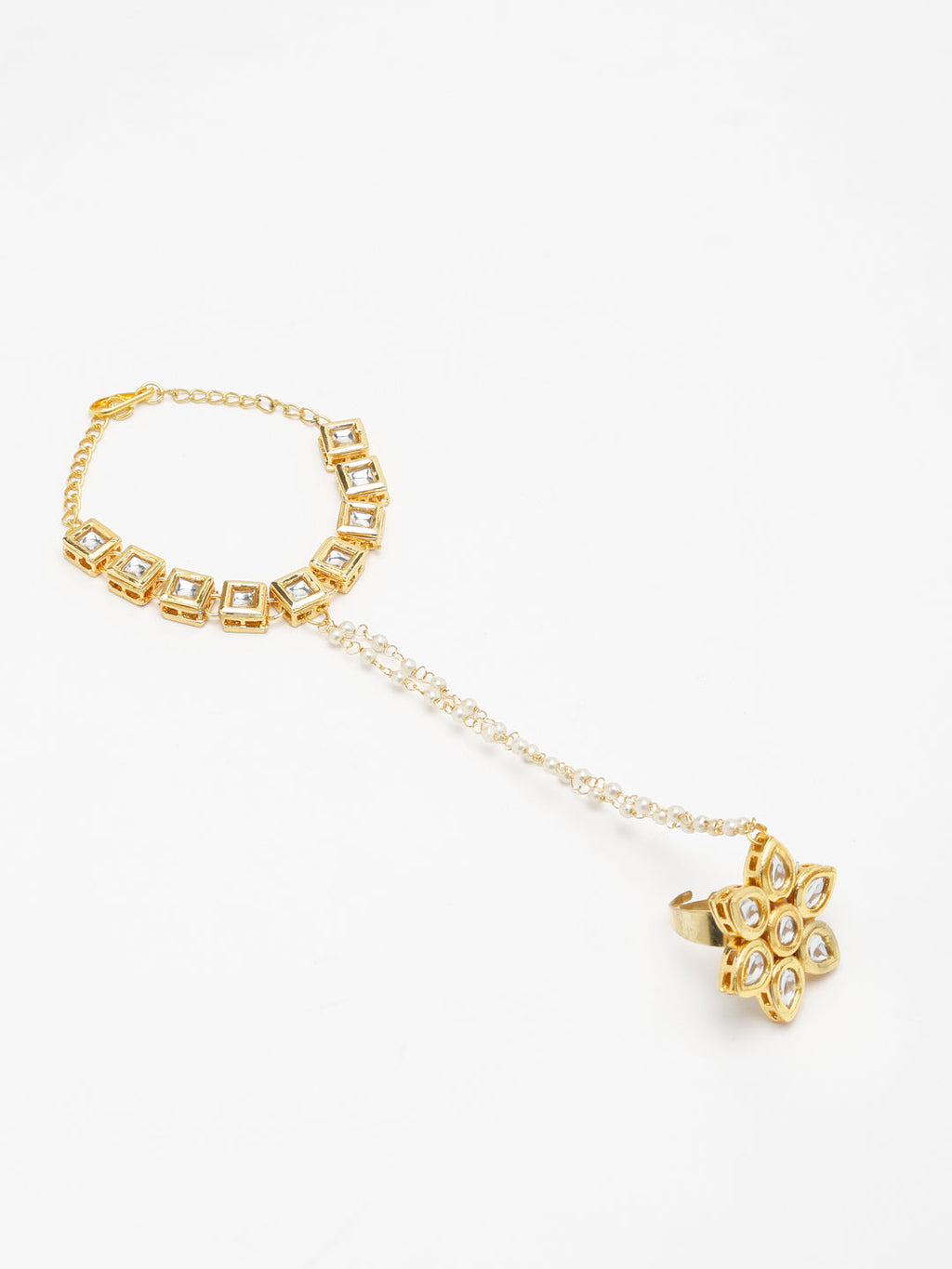 Kundan Bracelet - Ruby Raang - Distacart