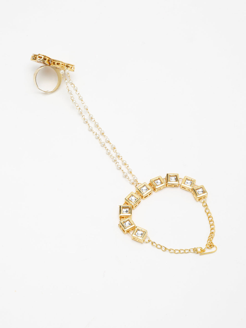 Kundan Bracelet - Ruby Raang - Distacart