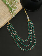 Long Stone Layered Neckpiece - Ruby Raang - Distacart