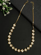 Gold Plated Kundan Choker - Ruby Raang - Distacart