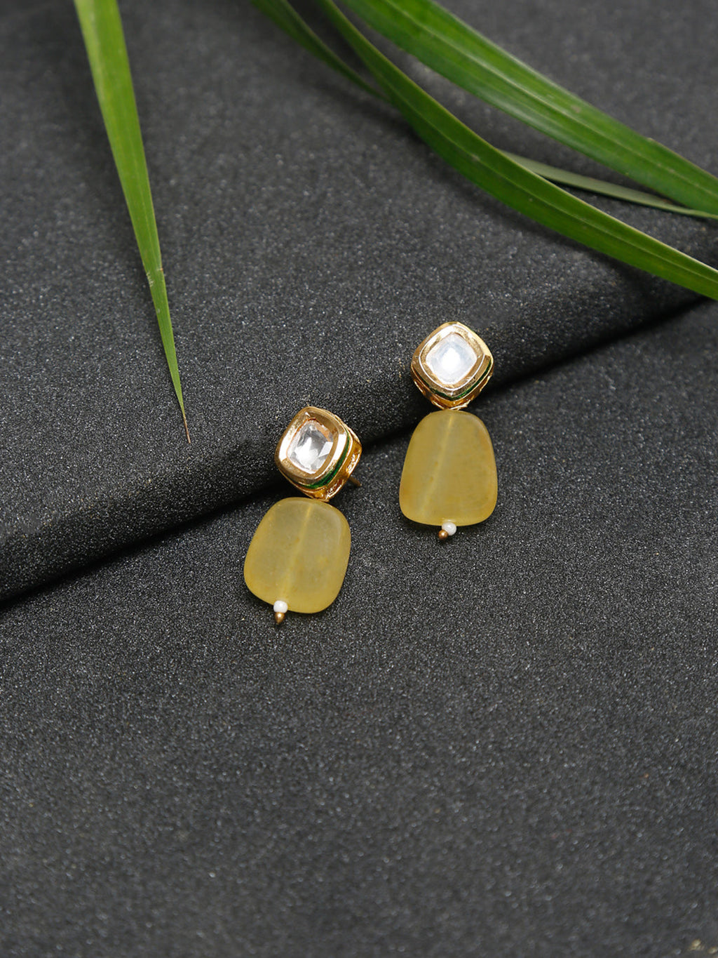 Kundan Studs - Ruby Raang - Distacart