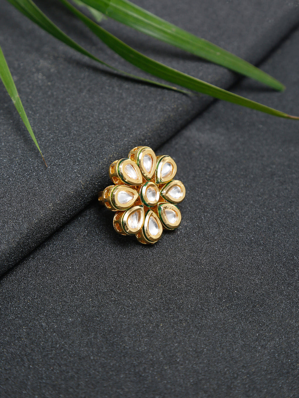 Kundan Ring - Ruby Raang - Distacart