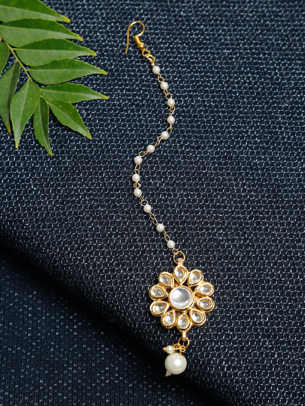 Kundan Maang Tikka - Ruby Raang - Distacart