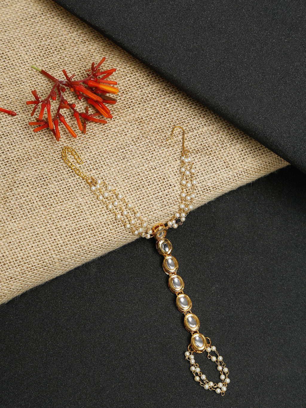 Kundan Bracelet - Ruby Raang - Distacart