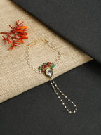 Kundan Bracelet - Ruby Raang - Distacart