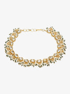 White Gold Plated Anklets Set Of 2 - Ruby Raang - Distacart