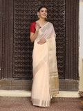 Shree Shyam Fashion Peach Cotton Saree - Distacart