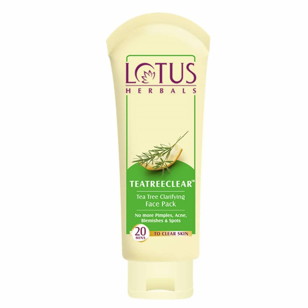 Lotus Herbals Teatreeclear Tea Tree Clarifying Face Pack - Distacart