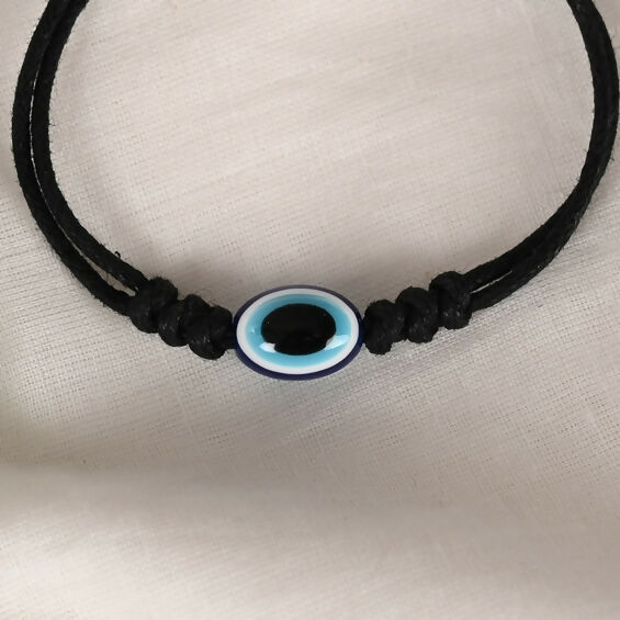 NVR Men & Women Evil Eye Adjustable Bracelet - Distacart