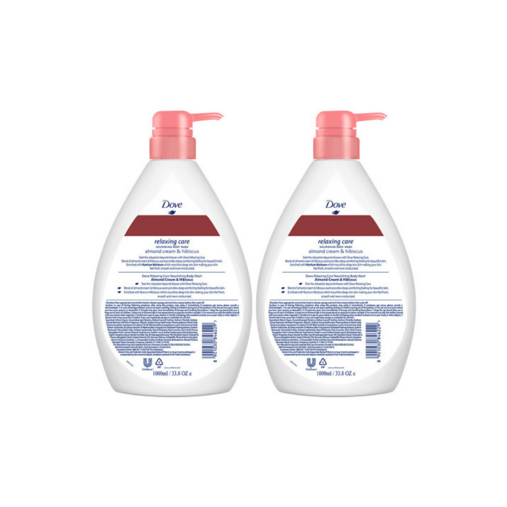 Dove Body Wash - Relaxing Care Almond Cream & Hibiscus Nourishing