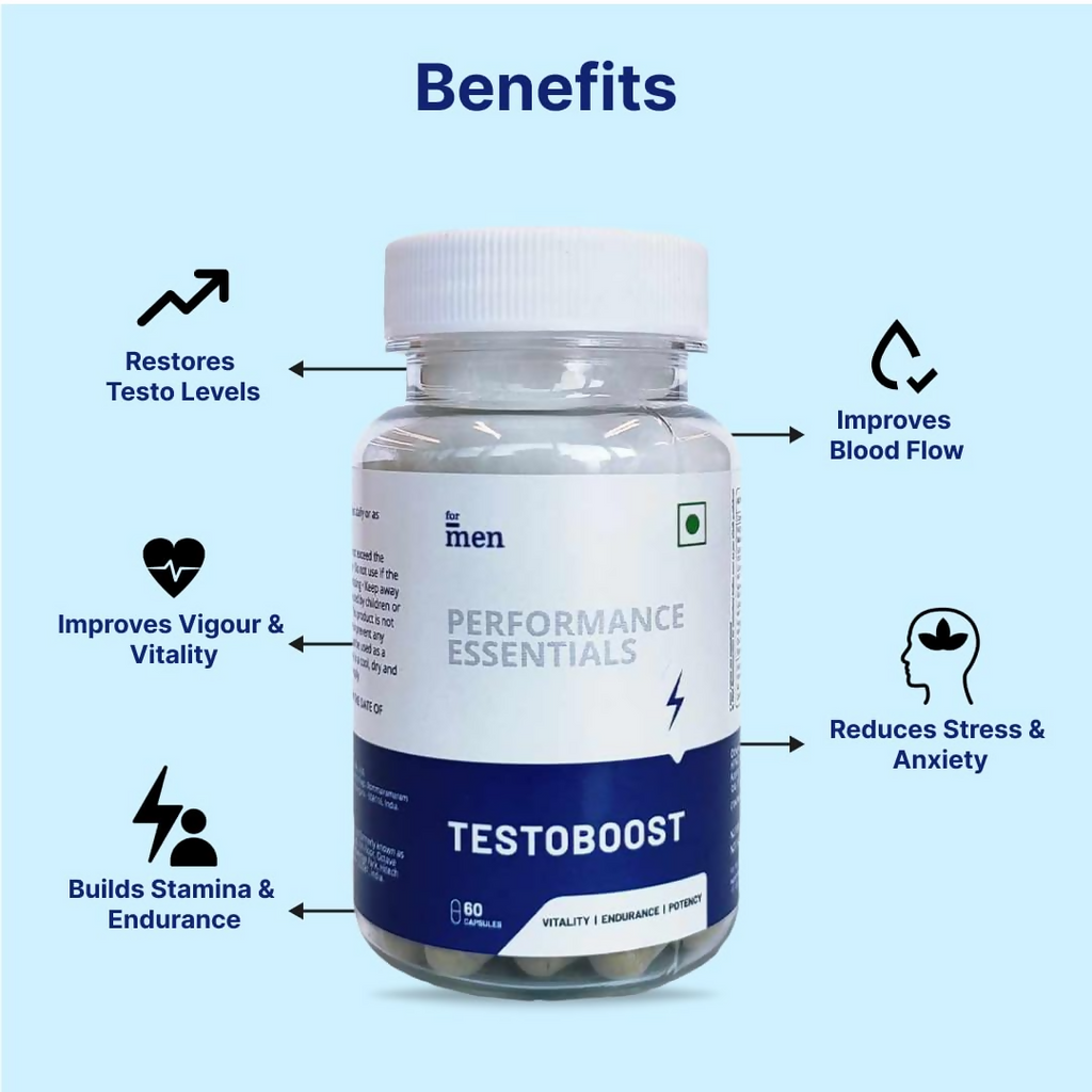 ForMen Testoboost Performance Essentials Capsules - Distacart