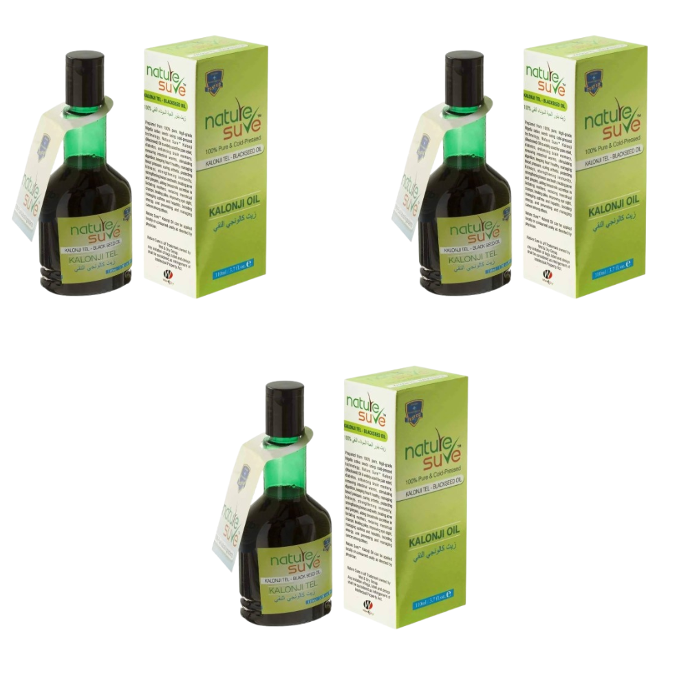 Nature Sure 100% Pure & Cold-Pressed Kalonji Tel - Black Seed Oil