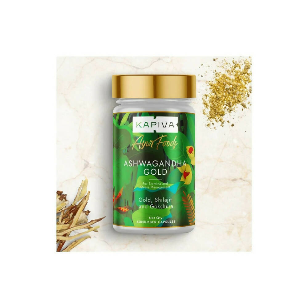 Kapiva Ayurveda Ashwagandha Gold Capsules - Distacart