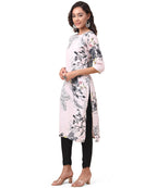 Vamika Cream French Crepe Printed Party Wear/Casual Wear Kurti - Distacart