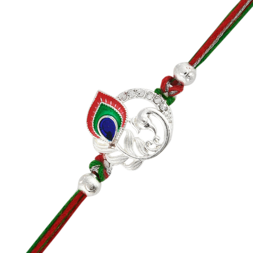 trueBrowns X Voylla Colorful Mor Pankh Thread Rakhi - Distacart