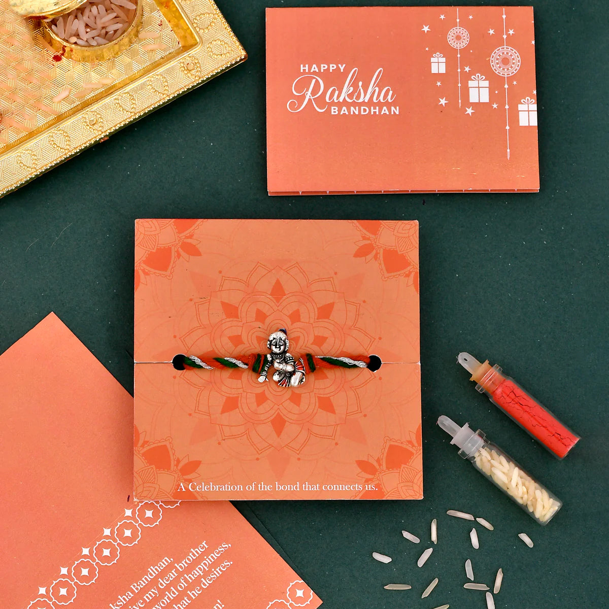 trueBrowns X Voylla Colorful Lord Krishna Motif Rakhi - Distacart