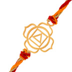 trueBrowns X Voylla High Polish Abstract Floral Motif Rakhi - Distacart