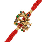 trueBrowns X Voylla Colorful Radha Krishna Thread Rakhi - Distacart