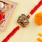 trueBrowns X Voylla Colorful Radha Krishna Thread Rakhi - Distacart