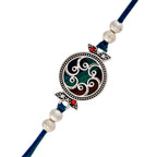 trueBrowns X Voylla Beaded Mandala Inspired Thread Rakhi - Distacart