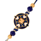 trueBrowns X Voylla Ethnic Mandala Inspired Blue Thread Rakhi - Distacart