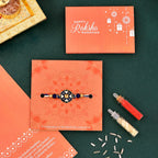 trueBrowns X Voylla Ethnic Mandala Inspired Blue Thread Rakhi - Distacart