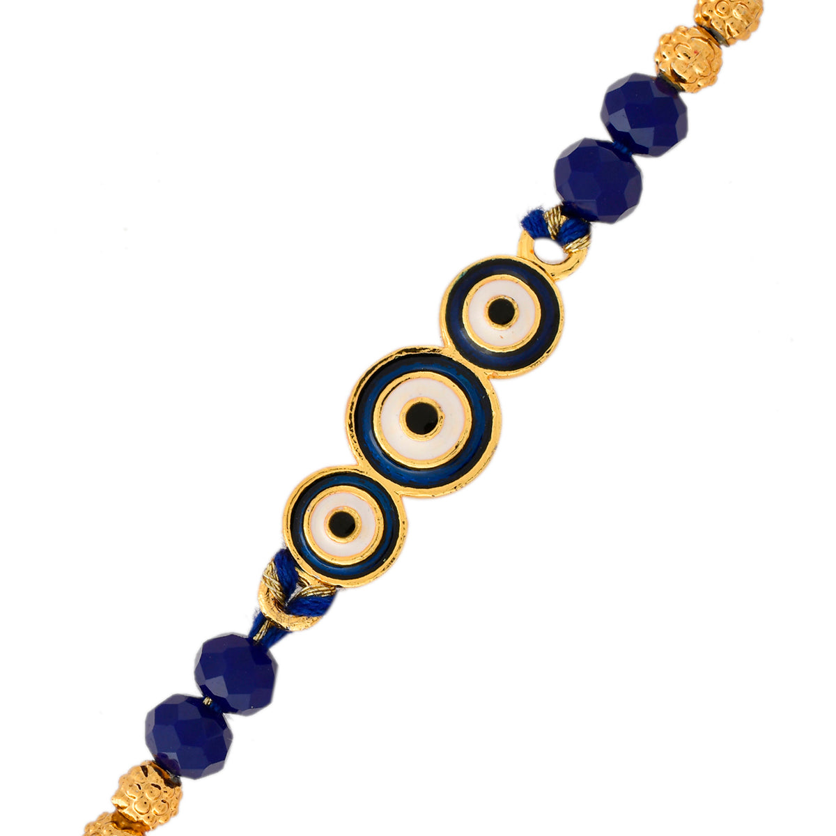 trueBrowns X Voylla Evil Eye Bracelet Style Bhaiya-Bhabhi Rakhi - Distacart