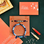 trueBrowns X Voylla Evil Eye Bracelet Style Bhaiya-Bhabhi Rakhi - Distacart