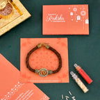 trueBrowns X Voylla Om Leather Bracelet Style Rakhi - Distacart