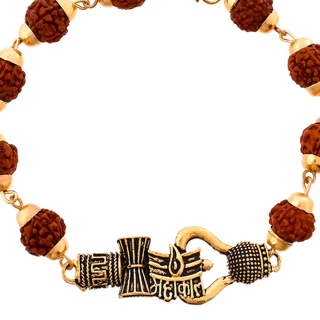 trueBrowns X Voylla Lord Shiva Motifs Rudraksha Rakhi - Distacart