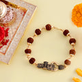 trueBrowns X Voylla Lord Shiva Motifs Rudraksha Rakhi - Distacart