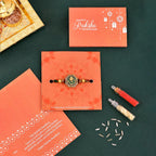 trueBrowns X Voylla Traditional Om And Lord Ganesha Motif Thread Rakhi - Distacart