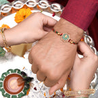 trueBrowns X Voylla Traditional Om And Lord Ganesha Motif Thread Rakhi - Distacart
