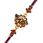 trueBrowns X Voylla Traditional Lord Krishna Motif Thread Rakhi - Distacart