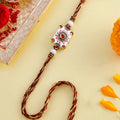 trueBrowns X Voylla Classic Gems Studded Ethnic Thread Rakhi - Distacart