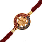 trueBrowns X Voylla Floral Motif Braided Thread Rakhi - Distacart