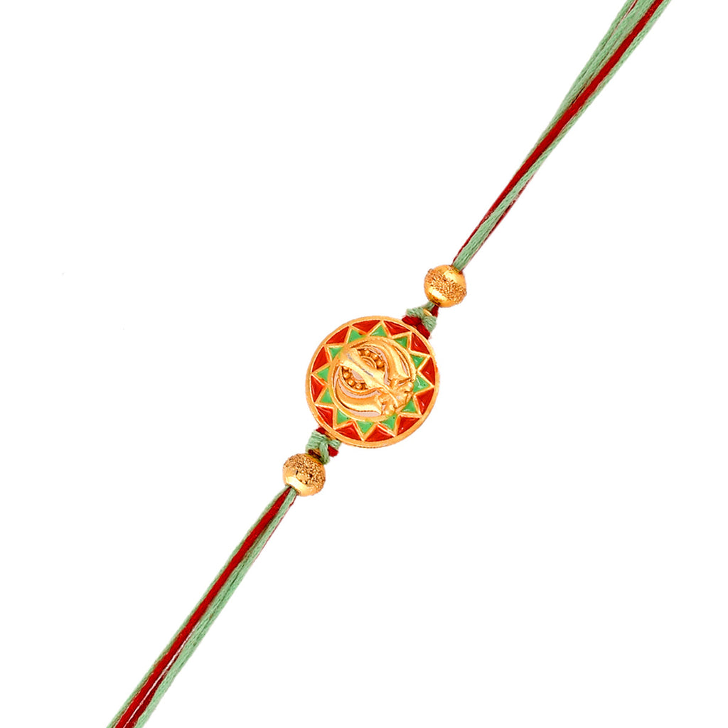 trueBrowns X Voylla Ethnic Colorful Enamel Thread Rakhi - Distacart