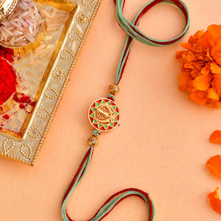trueBrowns X Voylla Ethnic Colorful Enamel Thread Rakhi